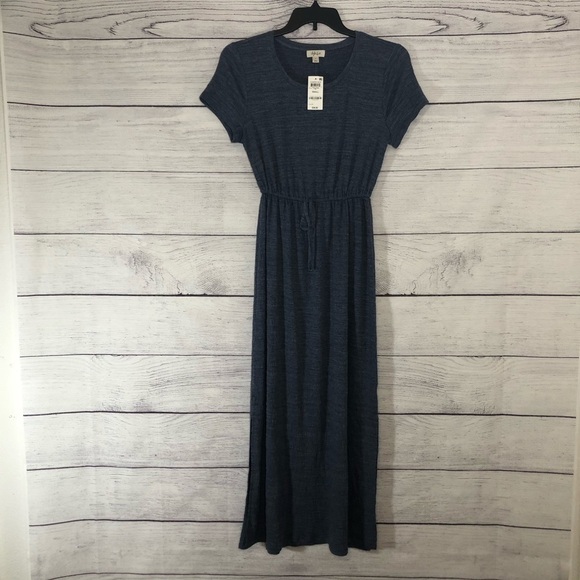 NWT Style & Co Heather Blue Midi Dress Sz Sm - Picture 2 of 7